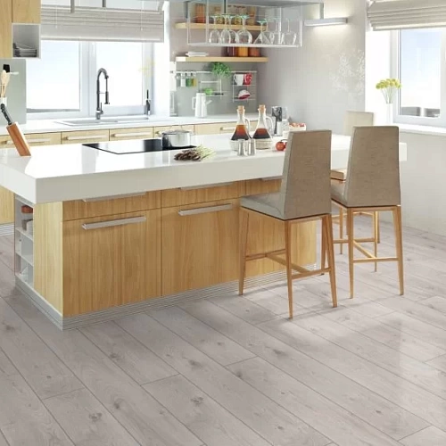 ДУБ ЭВЕРЕСТ БЕЛЫЙ ЛАМИНАТ  KRONOTEX  MAMMUT ламинат для пола